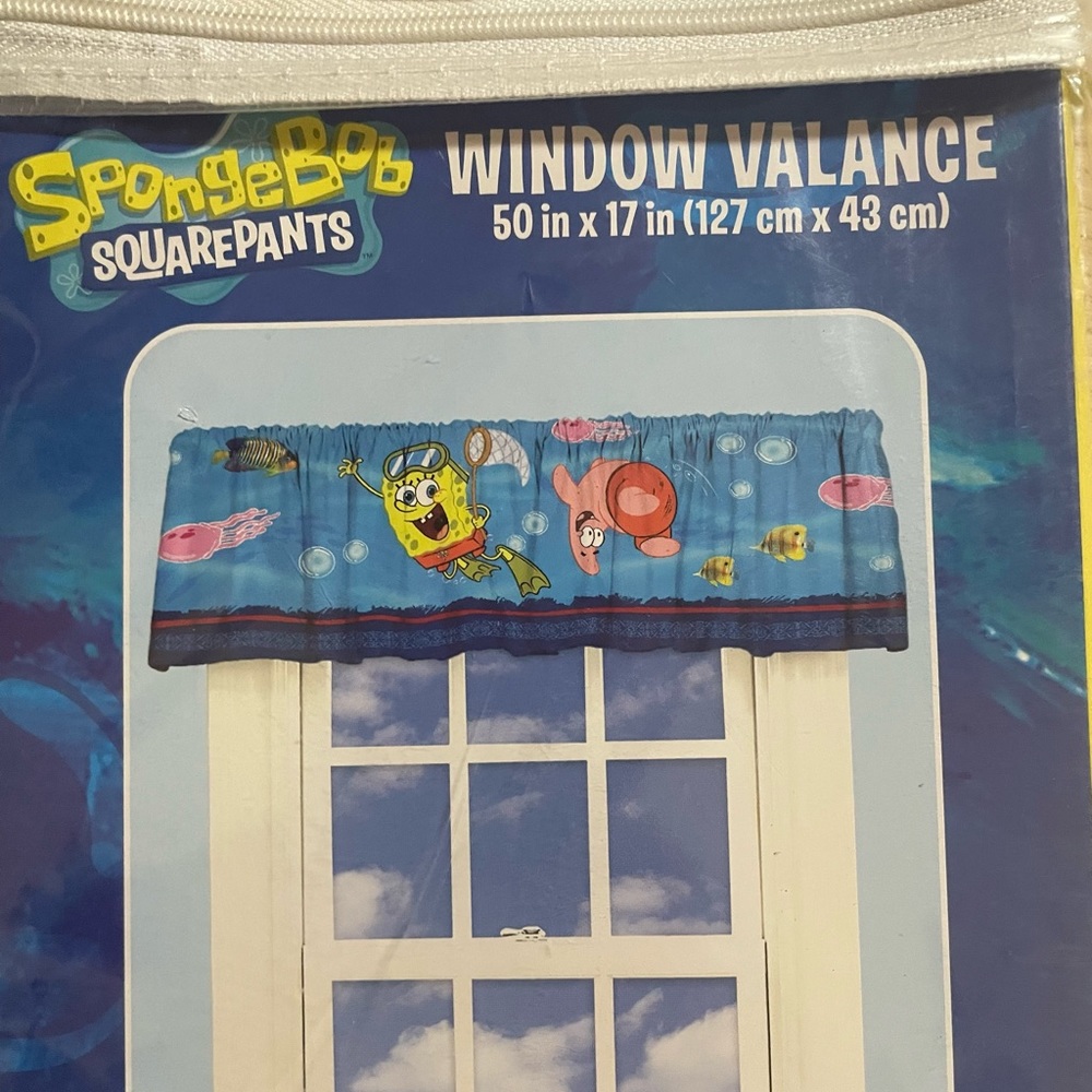 SpongeBob SquarePants Window Valance - Picture 2 of 2